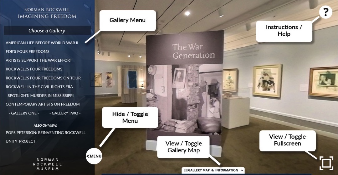 The Virtual Exhibition Interface