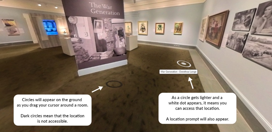 Navigating a Gallery